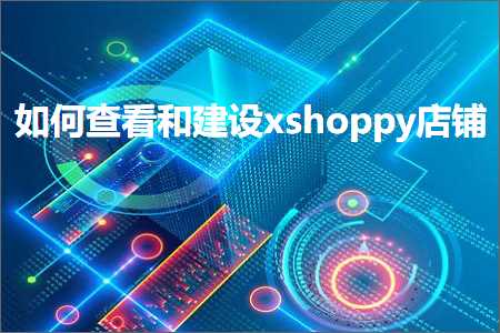 跨境电商知识:如何查看和建设xshoppy店铺